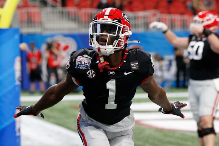 George Pickens flashed on the scene and hasn't looked back, being regarded as the best WR in college football.